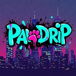 PawDrip ‘SoHo Spray’ graffiti dress